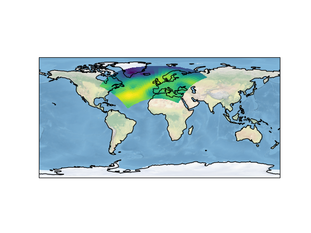 plot rotated pole mapping